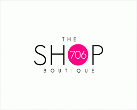 Logo Design entry 1226760 submitted by assa to the Logo Design for "The Shop 706" or "Shop 706" "706 Boutique" "Shop 706 Boutique" run by lsendra