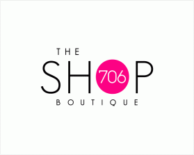 Logo Design entry 1226765 submitted by jellareed to the Logo Design for "The Shop 706" or "Shop 706" "706 Boutique" "Shop 706 Boutique" run by lsendra