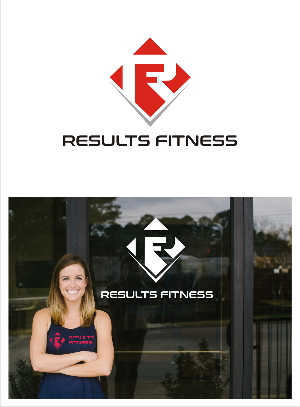 Logo Design entry 1227356 submitted by grayshadow to the Logo Design for Results Fitness run by Results Fitness