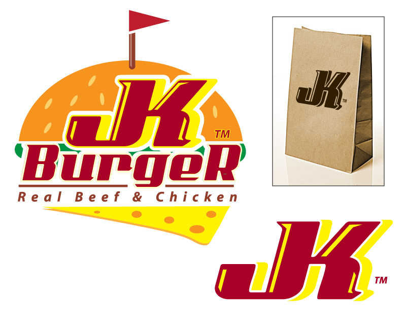 Logo Design entry 1230632 submitted by FactoryMinion to the Logo Design for JK Burgers run by J0hnB00th