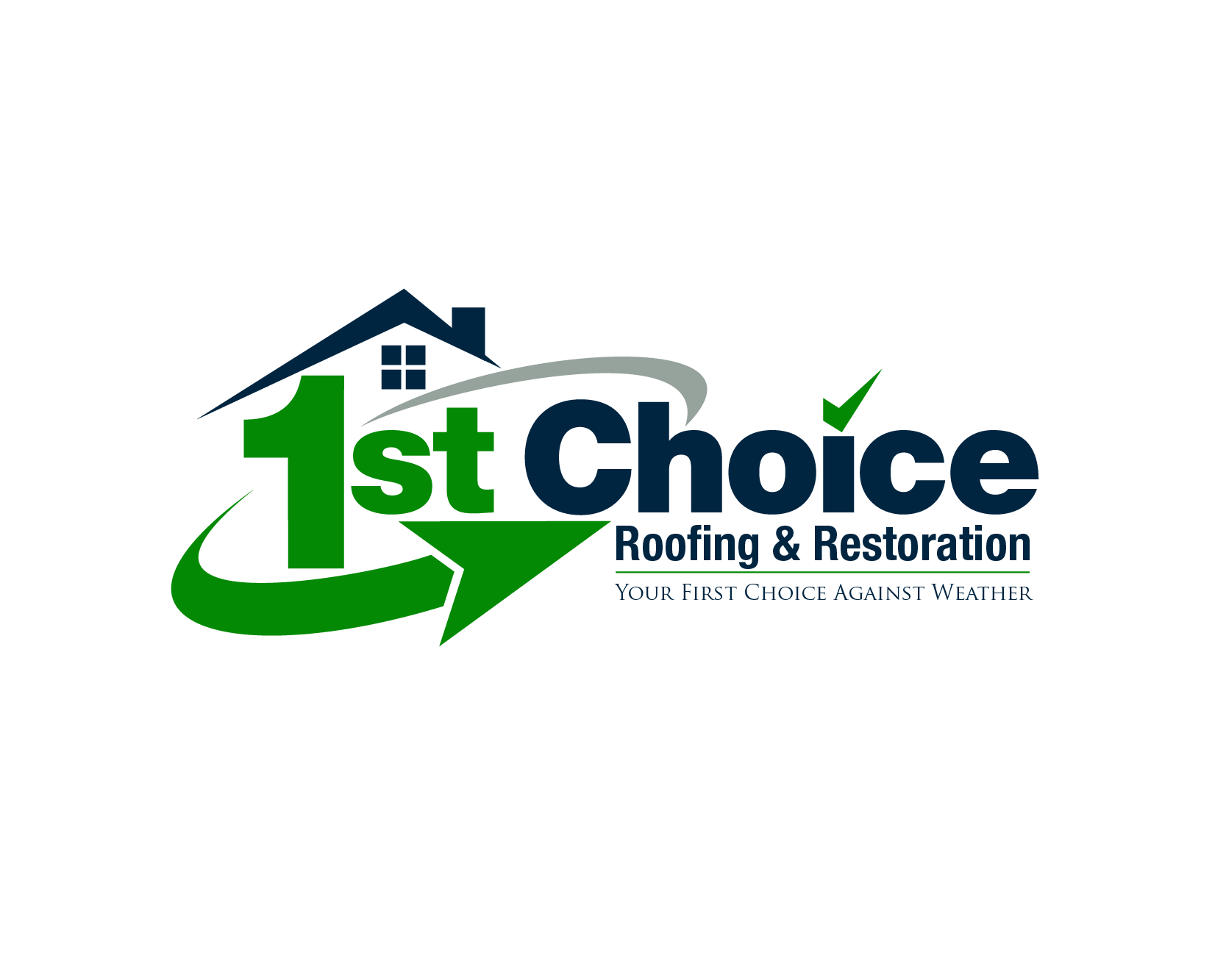 Logo Design entry 1238083 submitted by Belaire to the Logo Design for First Choice Roofing and Restoration  run by Bil82ly