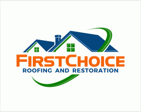 Logo Design entry 1238266 submitted by jellareed to the Logo Design for First Choice Roofing and Restoration  run by Bil82ly