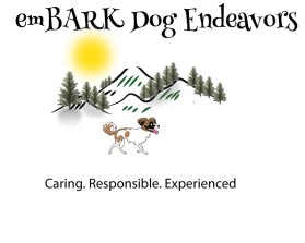 Logo Design entry 1239627 submitted by wmdlDesigns to the Logo Design for emBARK Dog Endeavors run by Chloe