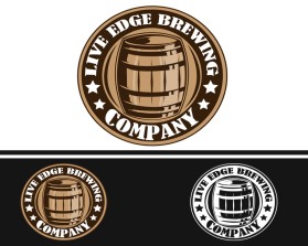 Logo Design entry 1243820 submitted by smarttaste to the Logo Design for Live Edge Brewing Company run by Rohring