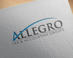 Logo Design entry 1244050 submitted by Puertouk to the Logo Design for Allegro Tax and Accounting Group LLP run by langleycga