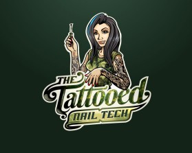 Logo Design entry 1244236 submitted by JINKODESIGNS to the Logo Design for The Tattooed Nail Tech run by Kaylin