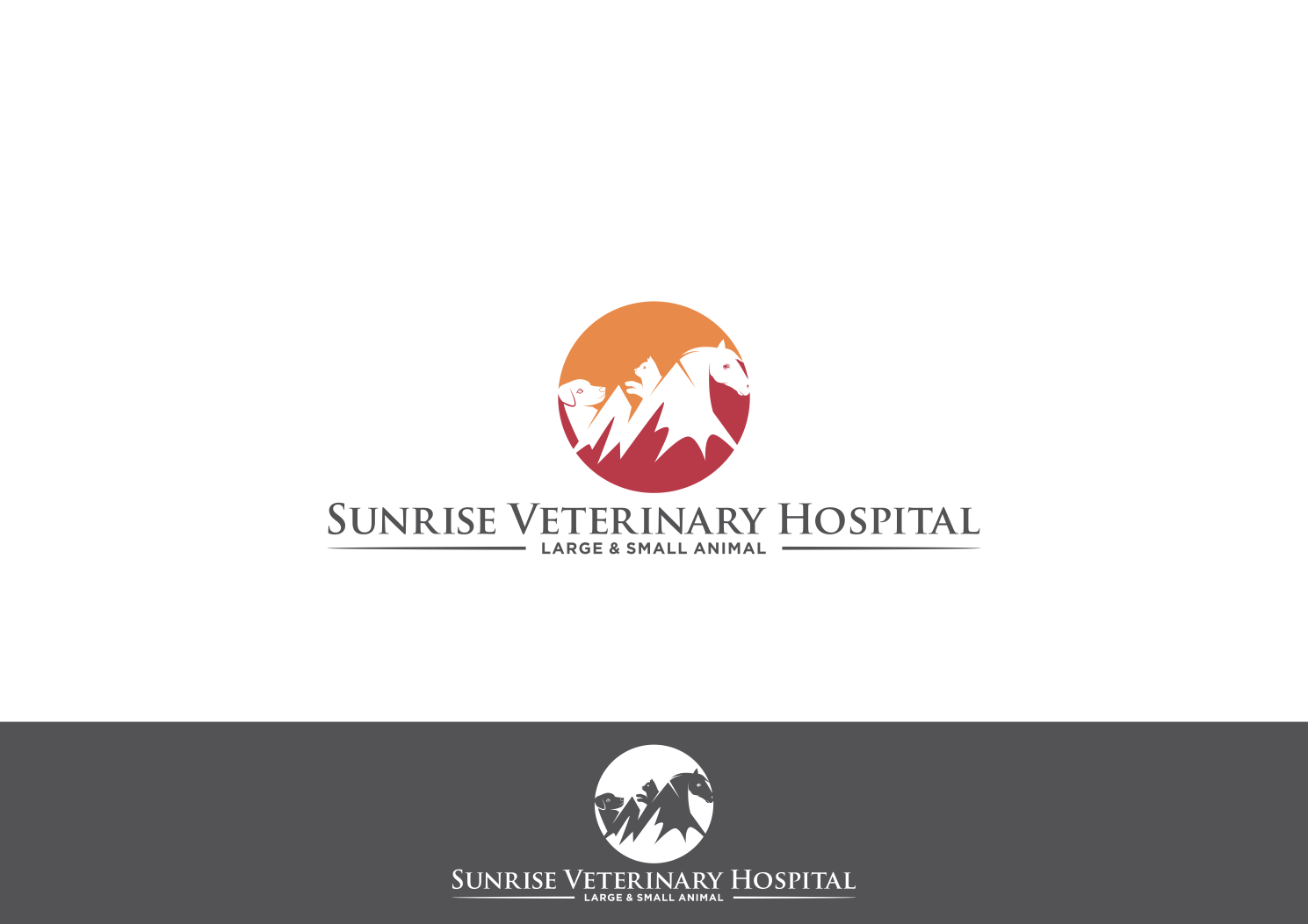 Logo Design entry 1246114 submitted by freya to the Logo Design for Sunrise Veterinary Hospital run by Sunrise Veterinary Hospital