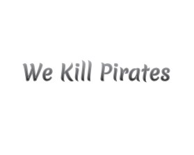 Logo Design entry 1248476 submitted by Spiritz to the Logo Design for We Kill Pirates run by wekillpirates