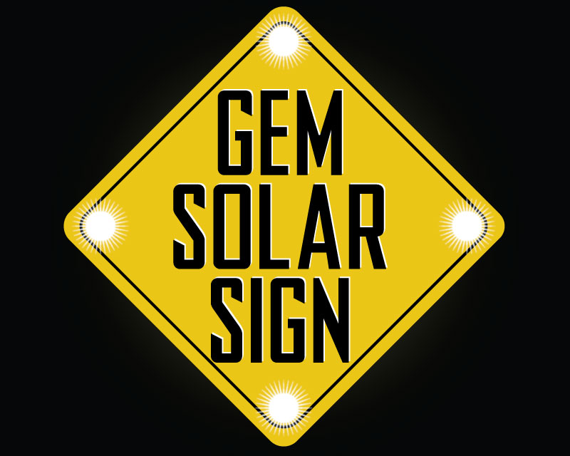 Logo Design entry 1249179 submitted by Puertouk to the Logo Design for Gem Solar Sign run by brianbs