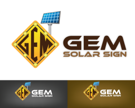 Logo Design entry 1249266 submitted by dahmane to the Logo Design for Gem Solar Sign run by brianbs