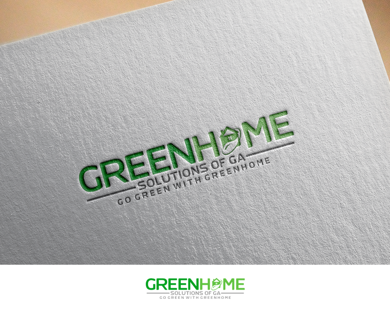 Logo Design entry 1253272 submitted by einaraees to the Logo Design for Greenhome Solutions of GA  run by greenhomesolutionsga@gmail.com