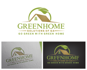 Logo Design entry 1253294 submitted by operator50 to the Logo Design for Greenhome Solutions of GA  run by greenhomesolutionsga@gmail.com