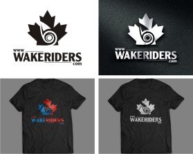 Logo Design entry 1254637 submitted by Jecha to the Logo Design for www.wakeriders.ca run by suckgatewakesurf