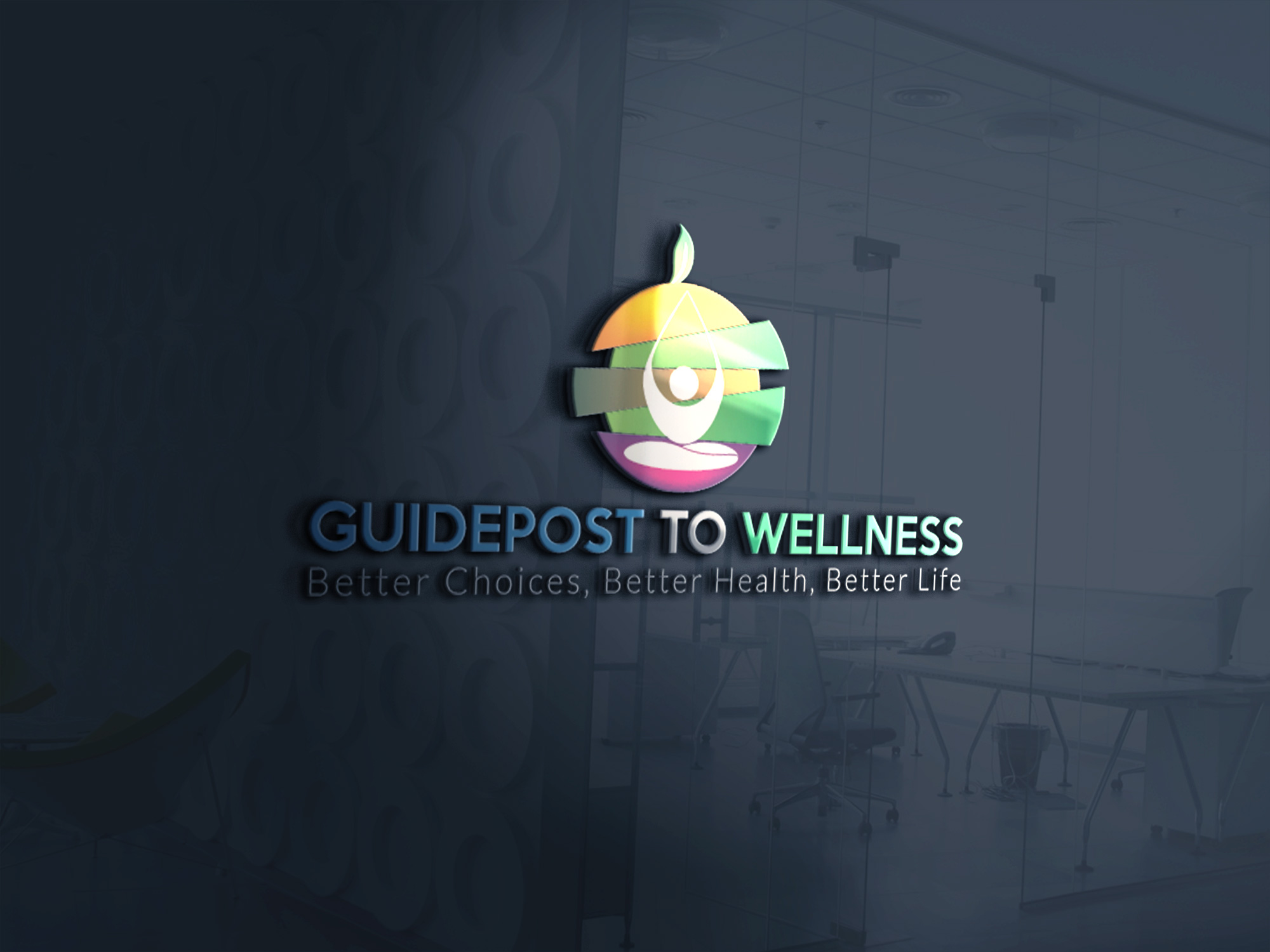 Logo Design entry 1255843 submitted by dahmane to the Logo Design for Guidepost to Wellness run by gnwkmd