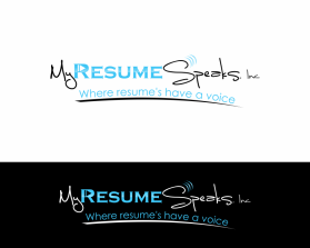 Logo Design entry 1255865 submitted by trsuk1 to the Logo Design for MyResumeSpeaks, Inc run by mgunn77