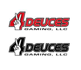 Logo Design entry 1257834 submitted by hym35 to the Logo Design for 4 Deuces Gaming, LLC run by davidjhrizak