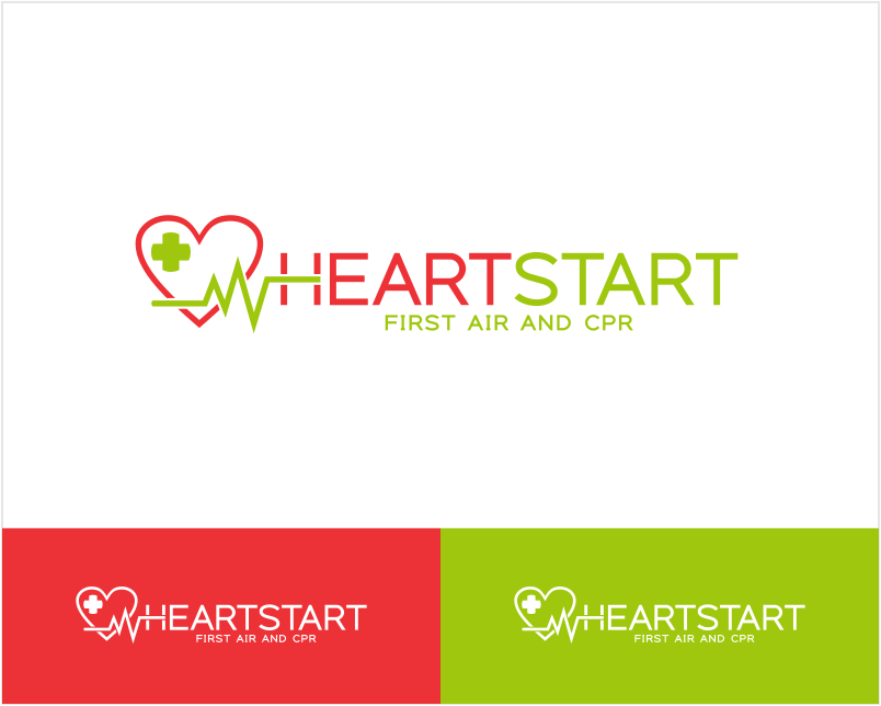 Logo Design entry 1261077 submitted by jellareed to the Logo Design for Heart Start First Aid and CPR run by jrinehart25