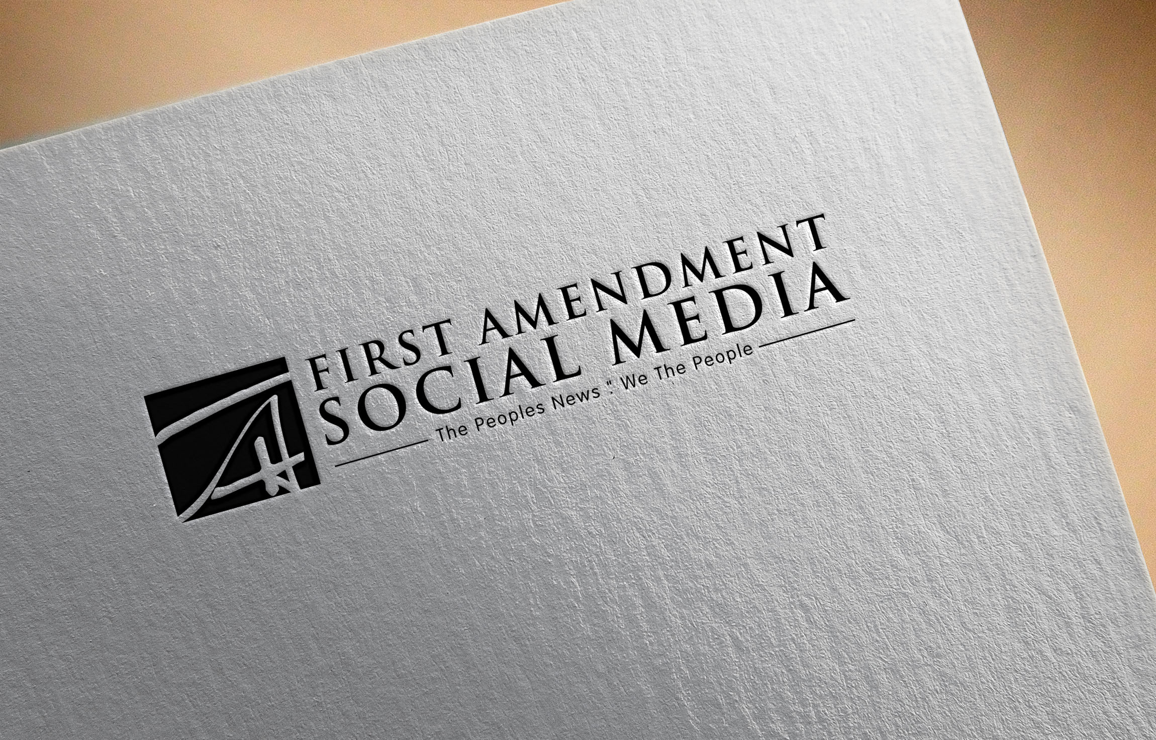 Logo Design entry 1261531 submitted by sonusmiley to the Logo Design for First Amendment Social media  run by Eric L