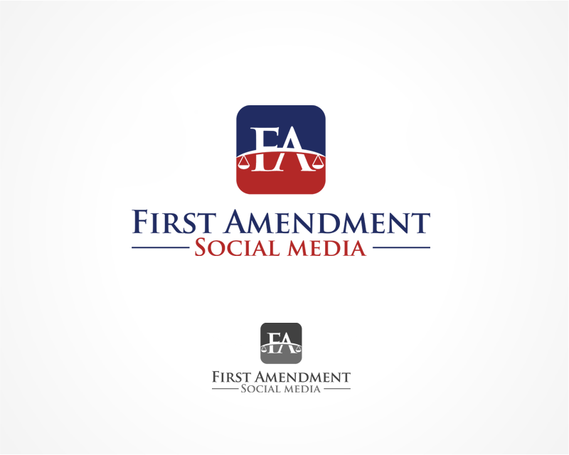 Logo Design entry 1261531 submitted by shivabomma to the Logo Design for First Amendment Social media  run by Eric L