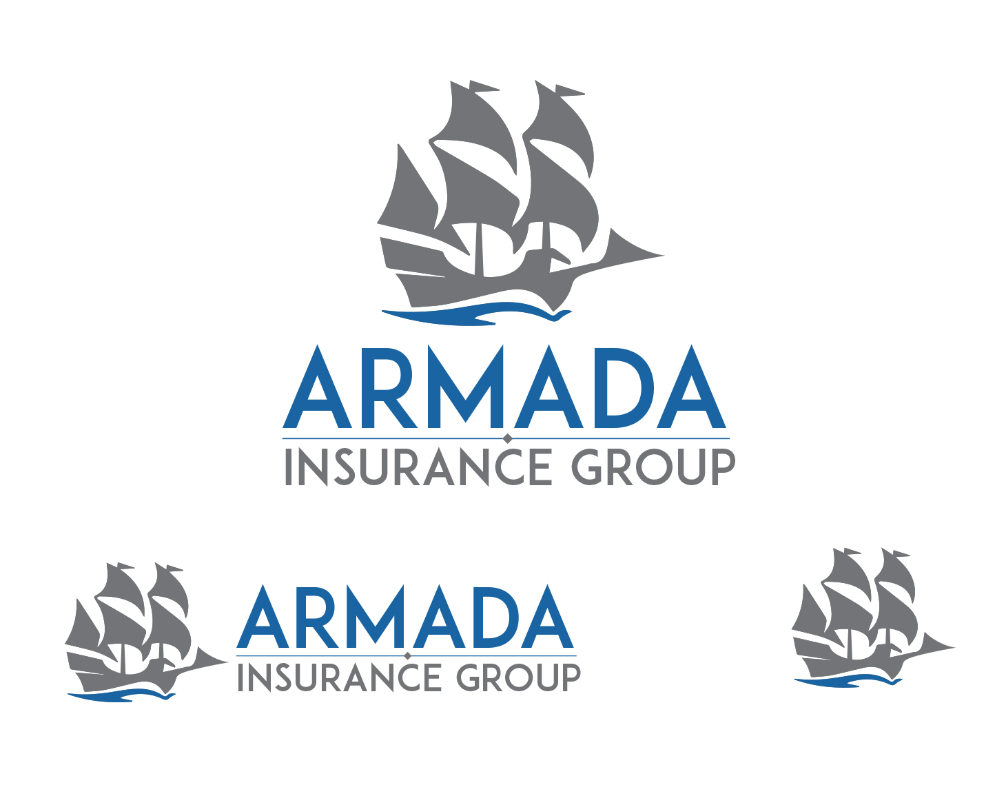 Logo Design entry 1261545 submitted by quimcey to the Logo Design for ARMADA INSURANCE GROUP run by Mickal