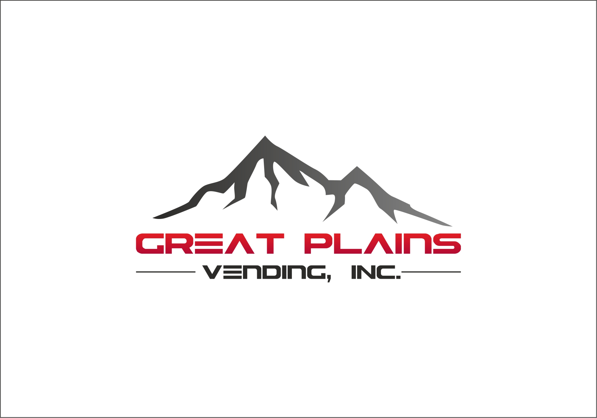 Logo Design entry 1262967 submitted by Love Designer to the Logo Design for Great Plains Vending, Inc. run by pierrestg
