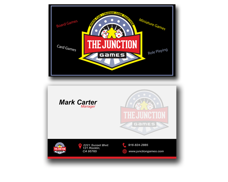 Business Card & Stationery Design entry 1263014 submitted by trsuk1 to the Business Card & Stationery Design for The Junction Games run by realmgames