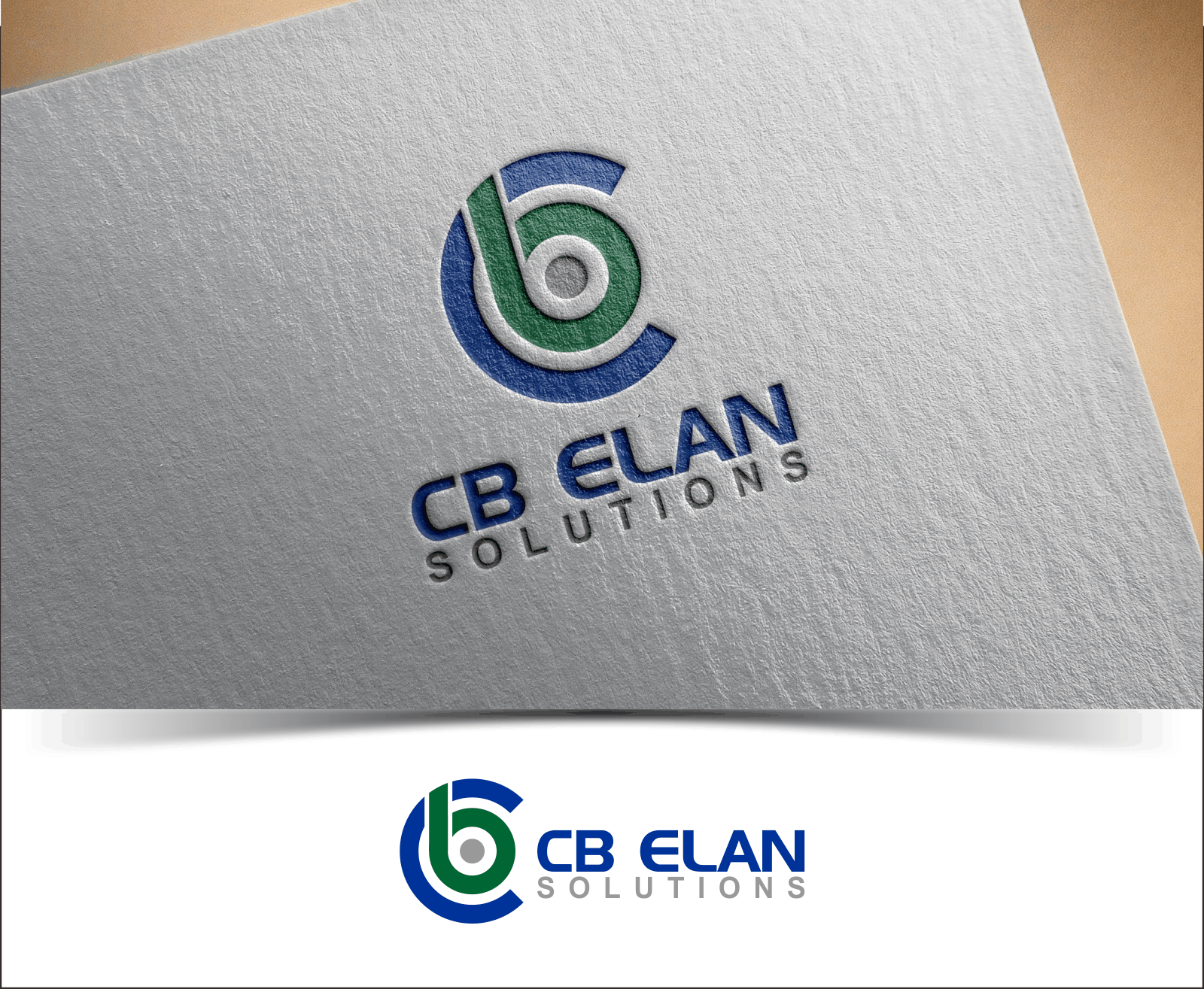 Logo Design entry 1265263 submitted by Destination to the Logo Design for www.cbelan.com; company name CB Elan Solutions run by CFGREIT