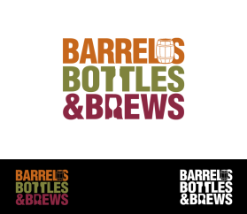 Logo Design entry 1269125 submitted by muktiDraw to the Logo Design for Barrels, Bottles and Brews run by Chris