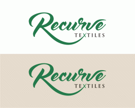 Logo Design entry 1269708 submitted by Alessandra to the Logo Design for Recurve Textiles run by virginia.loomis
