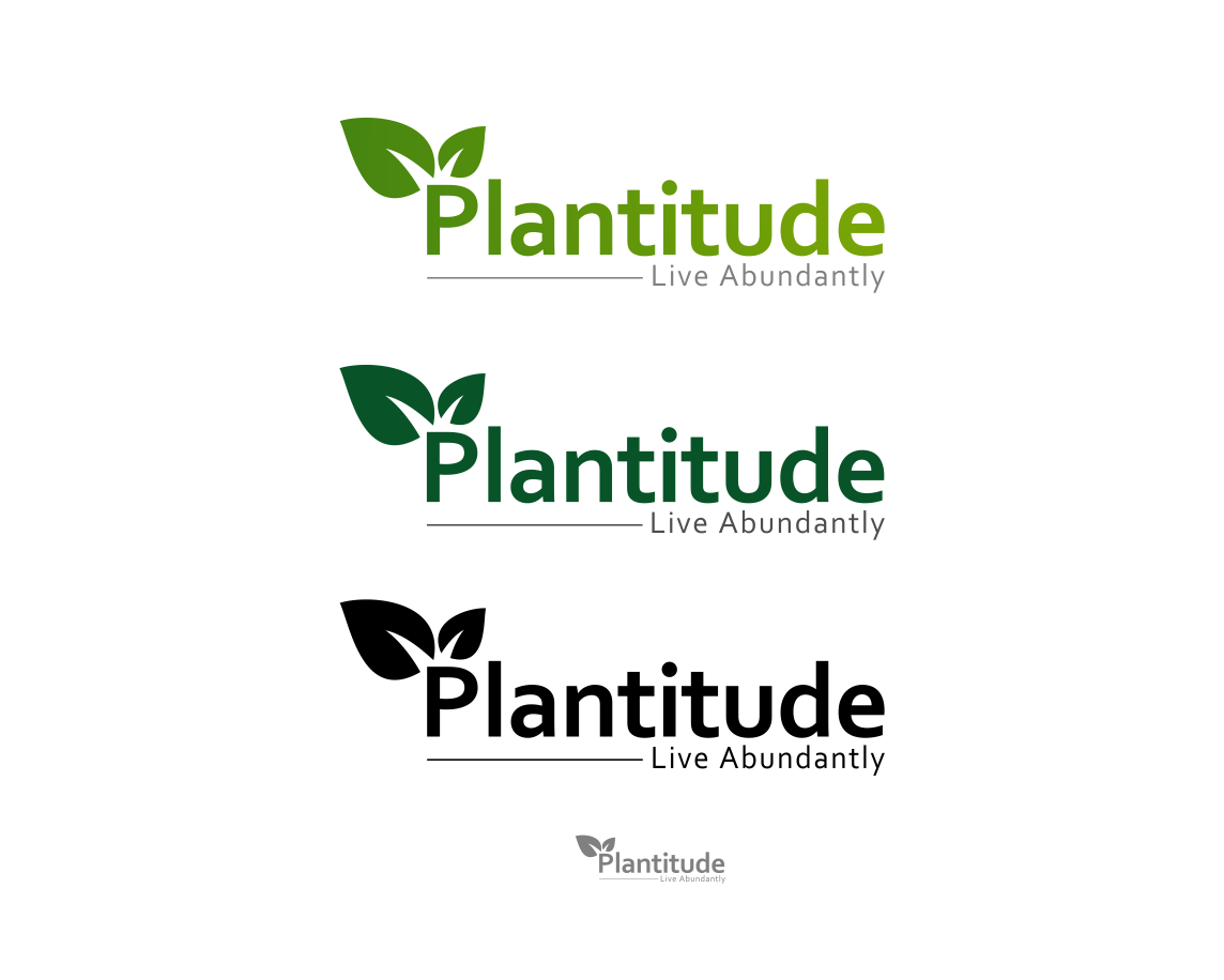 Logo Design entry 1270322 submitted by Jart to the Logo Design for Plantitude run by sduncker