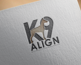Logo Design entry 1272529 submitted by einaraees to the Logo Design for K9Align run by Larkie