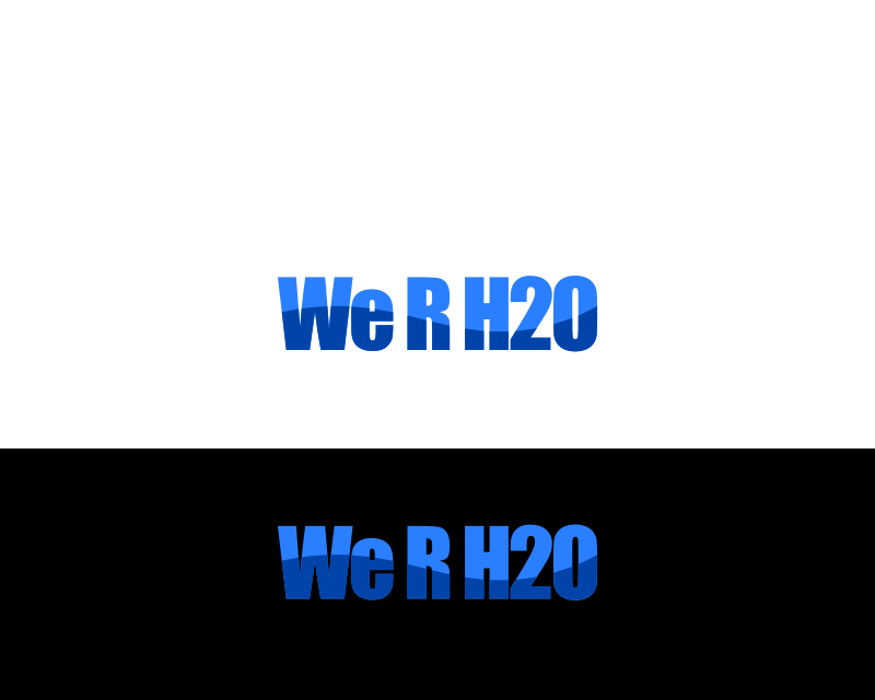 Logo Design entry 1272617 submitted by mznung to the Logo Design for We R H2O run by We R H2O