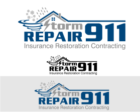 Logo Design entry 1273500 submitted by jonny2quest to the Logo Design for Storm Repair 911 run by brian.adams