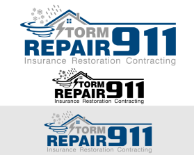 Logo Design entry 1273527 submitted by marsell to the Logo Design for Storm Repair 911 run by brian.adams