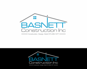 Logo Design entry 1274482 submitted by RZ to the Logo Design for Basnett Construction Inc run by A.Basnett