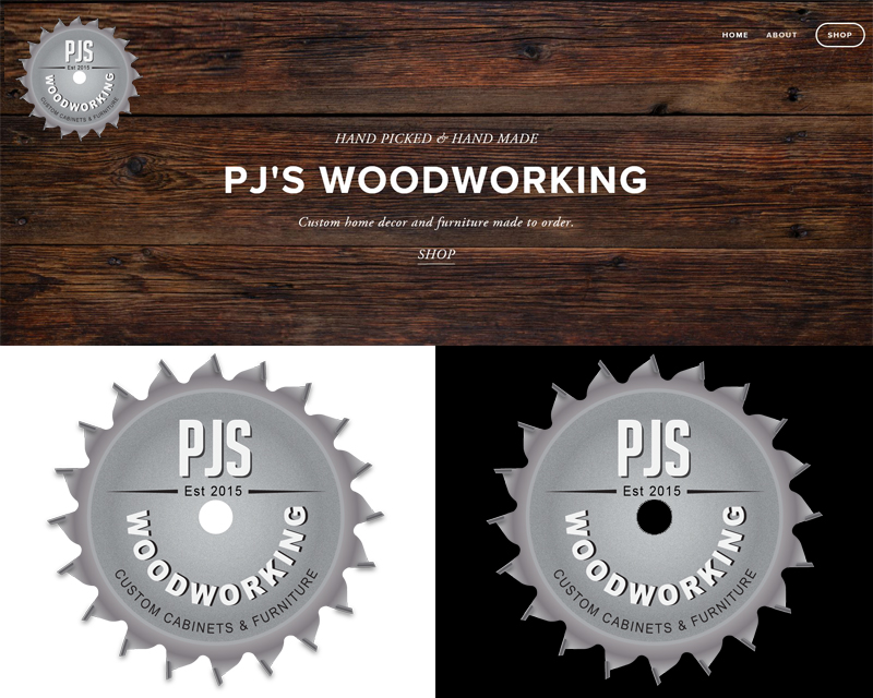 Logo Design entry 1278760 submitted by trsuk1 to the Logo Design for PJ's Wood Shop run by pjswoodshop