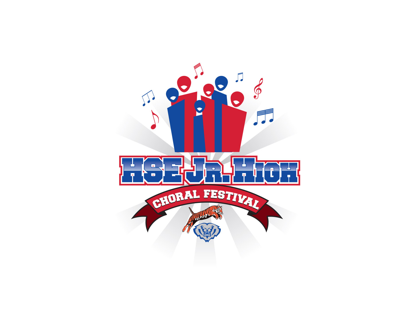Logo Design entry 1278815 submitted by quimcey to the Logo Design for HSE Schools Jr. High Choral Festival run by will.rogers5879