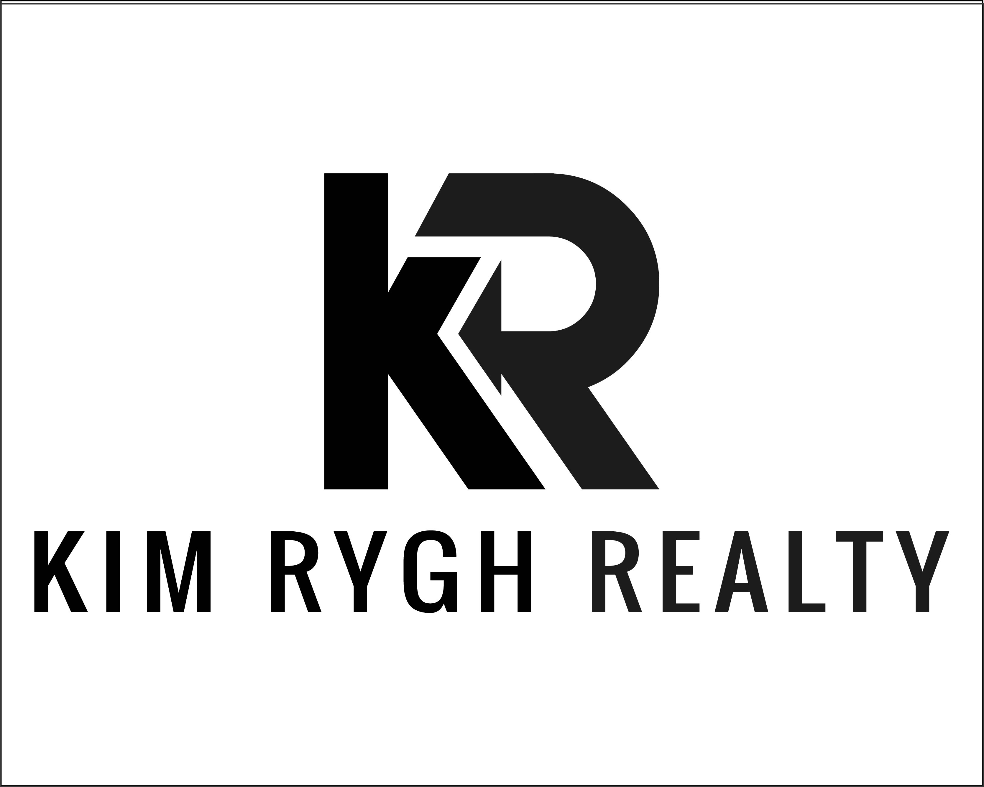 Logo Design entry 1279683 submitted by crissgee to the Logo Design for Kim Rygh Realty (www.kimrygh.com) run by KRygh