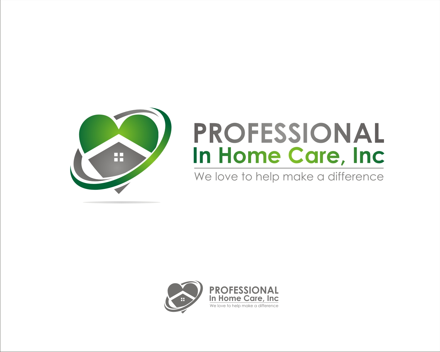 Logo Design entry 1280130 submitted by warnawarni to the Logo Design for Professional In Home Care, Inc run by jamieschnabel