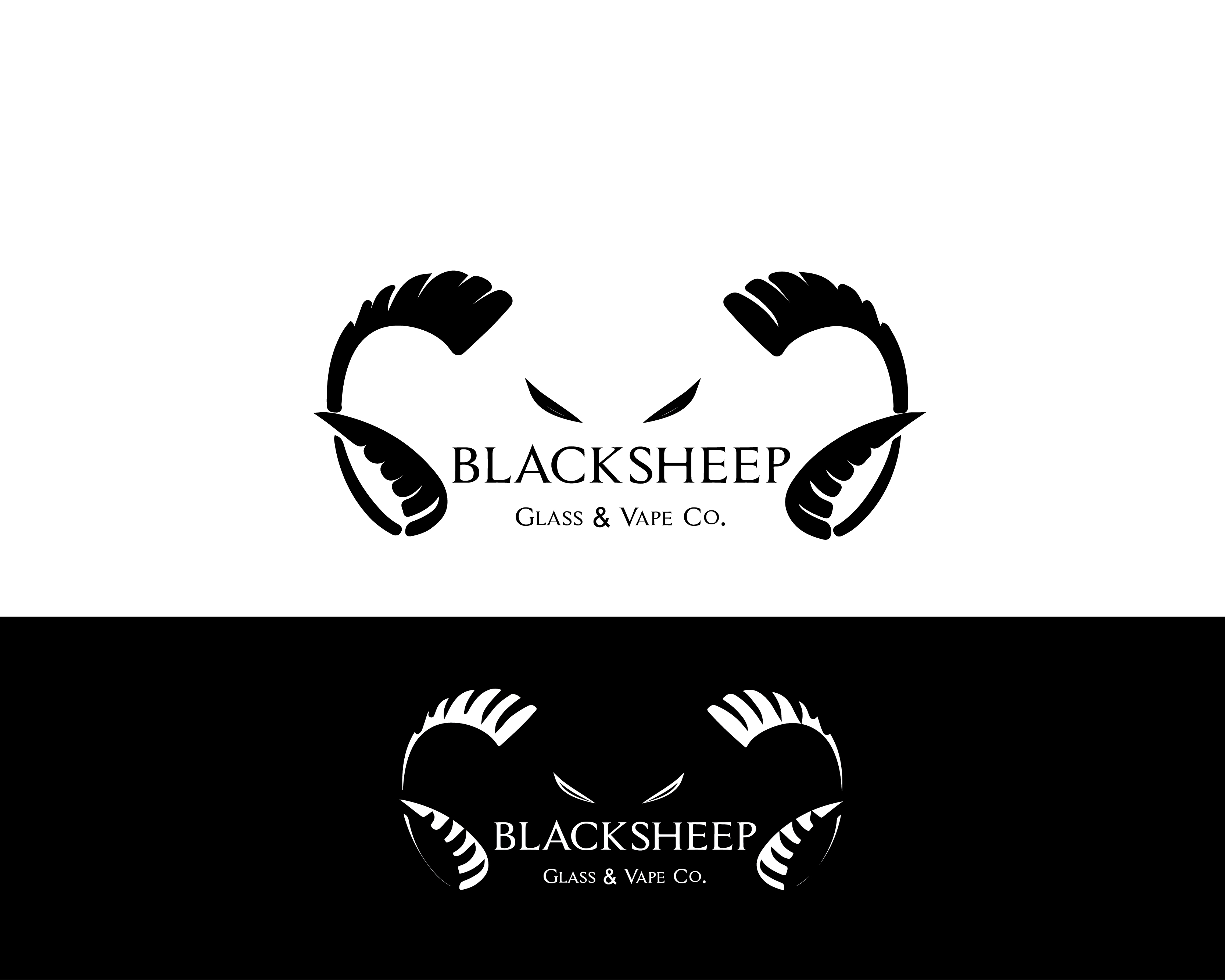 Logo Design entry 1281668 submitted by LordOgeday to the Logo Design for Blacksheep Glass & Vape Co. run by BlacksheepGlassVape