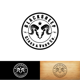 Logo Design entry 1281668 submitted by muktiDraw to the Logo Design for Blacksheep Glass & Vape Co. run by BlacksheepGlassVape