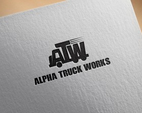Logo Design entry 1283015 submitted by UniQ Creations to the Logo Design for Alpha Truck Works run by Rybred