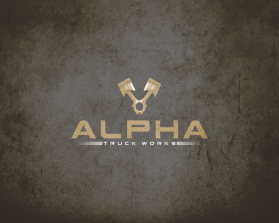 Logo Design entry 1283027 submitted by smarttaste to the Logo Design for Alpha Truck Works run by Rybred