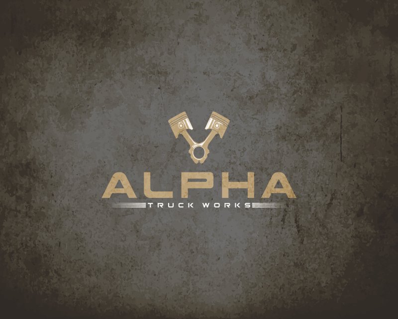 Logo Design entry 1283027 submitted by Nyal_Nyul to the Logo Design for Alpha Truck Works run by Rybred