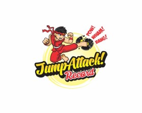 Logo Design entry 1283461 submitted by Tanqui-on to the Logo Design for JumpAttack! Records run by JumpAttack!
