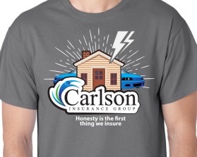 T-Shirt Design entry 1283533 submitted by denmazqdot to the T-Shirt Design for Carlson Insurance Group   www.carlsoninsurancegroup.com run by tegan