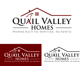 Logo Design entry 1284788 submitted by sonusmiley to the Logo Design for Quail Valley Homes and quailvalleyhomes.com run by krichmond