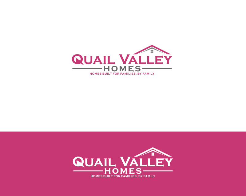 Logo Design entry 1284777 submitted by einaraees to the Logo Design for Quail Valley Homes and quailvalleyhomes.com run by krichmond