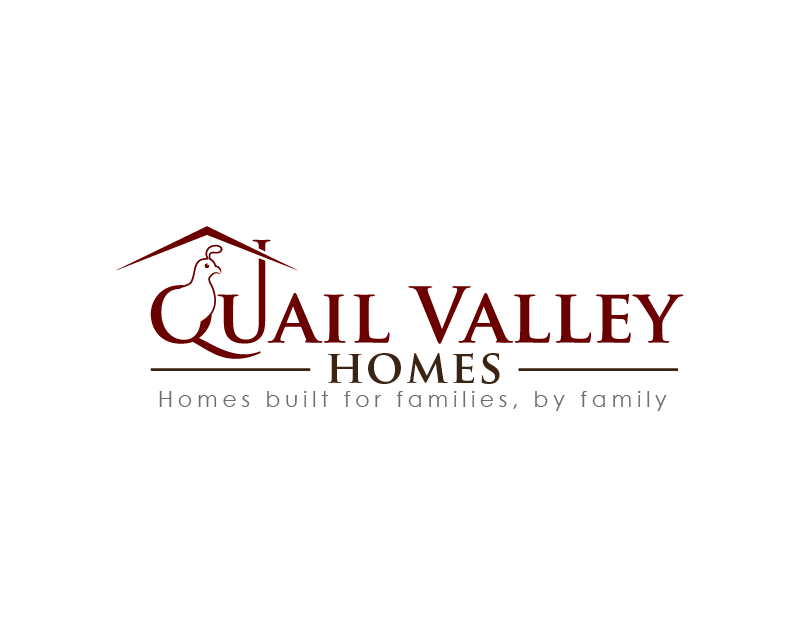 Logo Design entry 1284777 submitted by erongs16 to the Logo Design for Quail Valley Homes and quailvalleyhomes.com run by krichmond