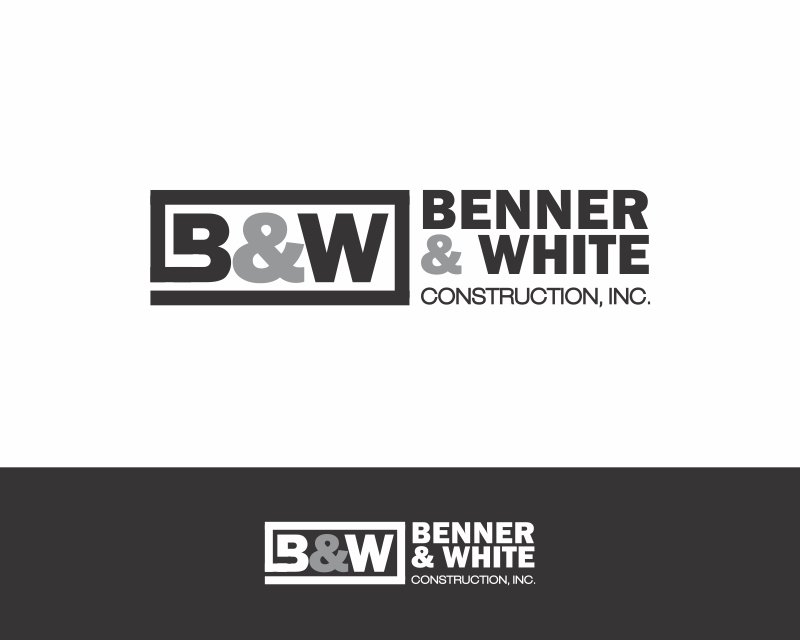 Logo Design entry 1286650 submitted by inratus to the Logo Design for Benner & White Construction, Inc. run by DarynDWhite